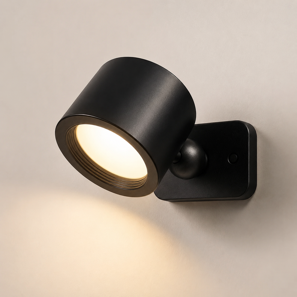 The Lumina Articulating Minimalist Wall Reading Lamp - Detail View