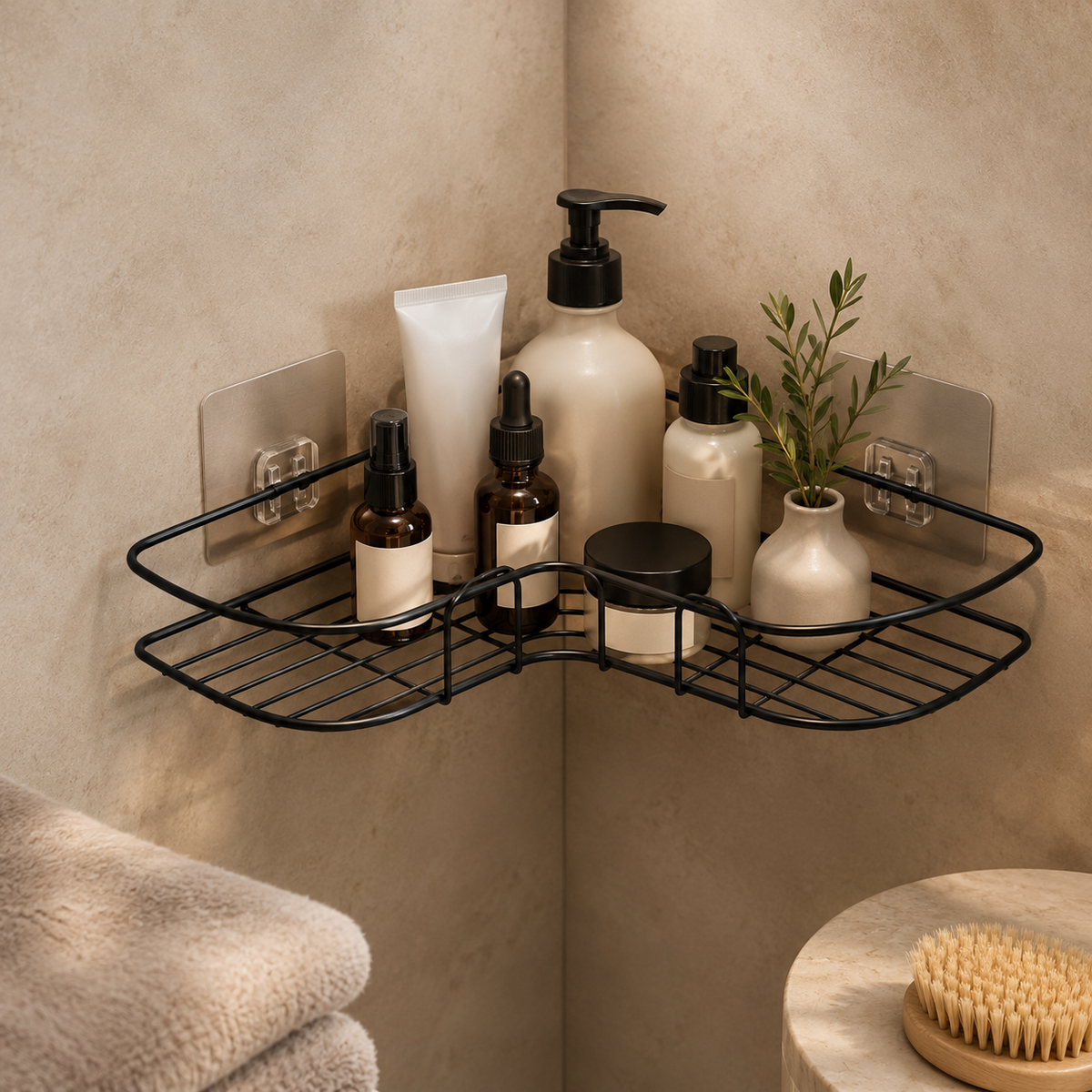 The Minimalist Floating Bath Caddy & Shelf