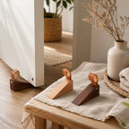 The Nordic Solid Oak Architectural Door Wedge - Detail View