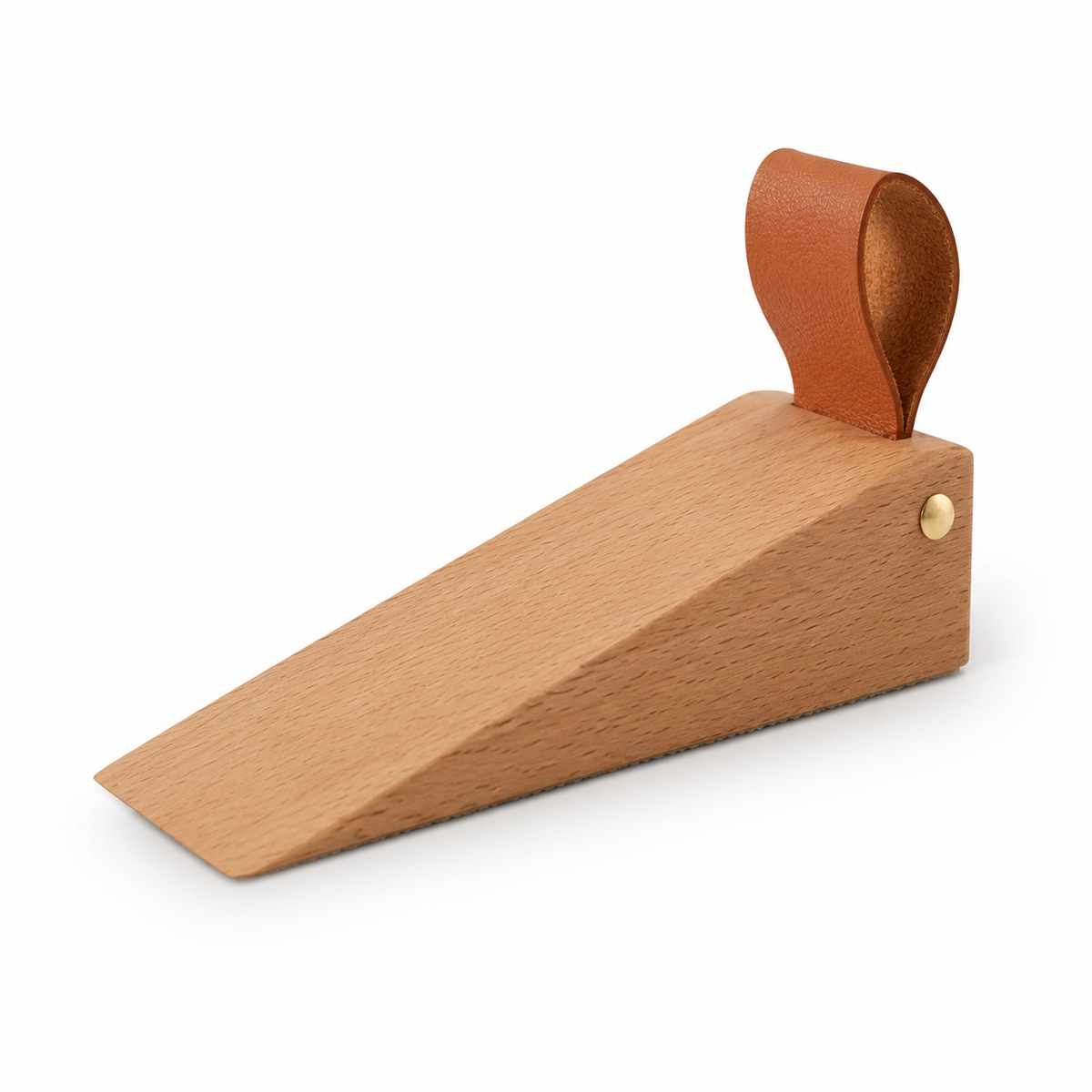The Nordic Solid Oak Architectural Door Wedge - Detail View