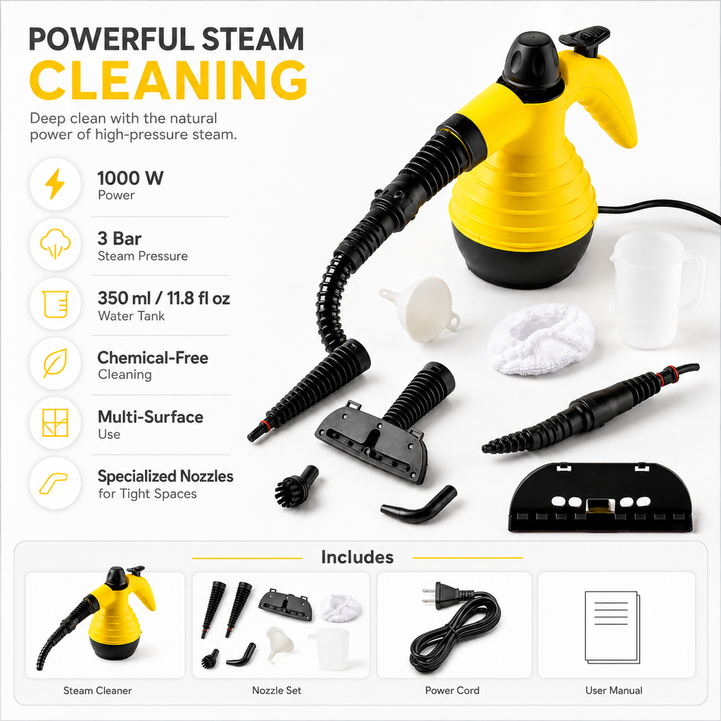 The VapourPro High-Pressure Steam Sanitizer