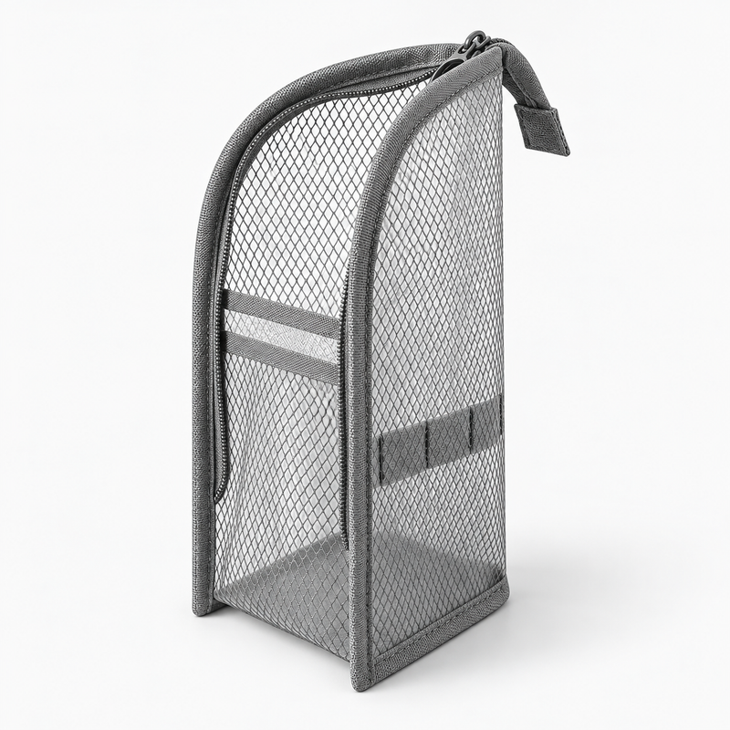 The Executive Vegan Leatherette Vanity Organizer Case detail view