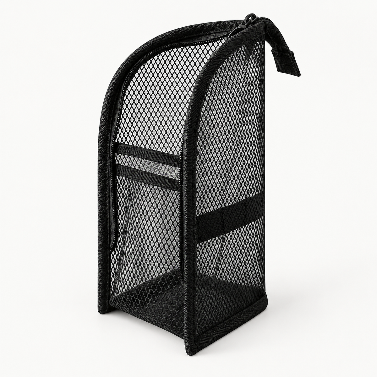 The Executive Vegan Leatherette Vanity Organizer Case - Detail View