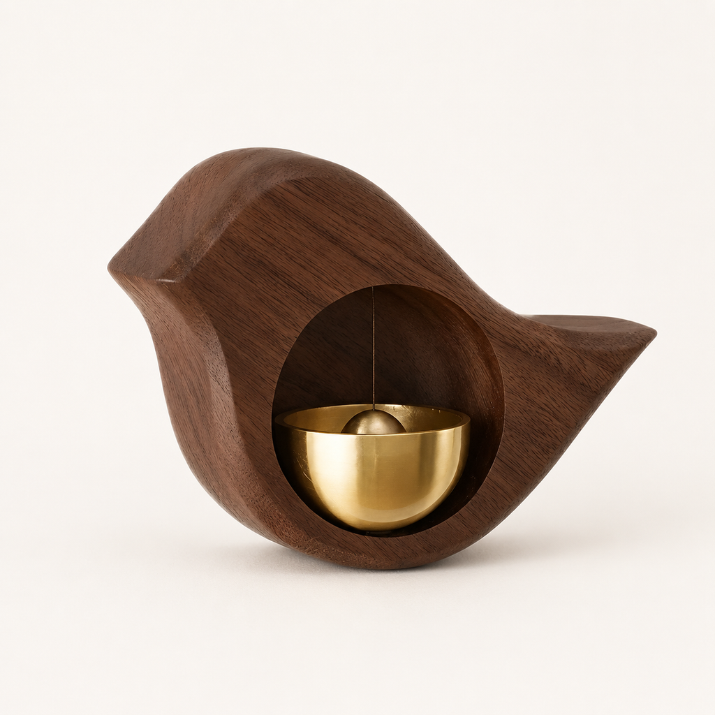 The Nordic Brass & Walnut Acoustic Chime