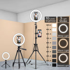 The Studio Pro LED Ring Light - 3 Color Modes & 10 Brightness Levels