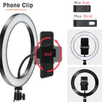 The Studio Pro LED Ring Light - 360 Degree Rotating Smartphone Mount