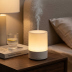 The Solstice Ambient Ultrasonic Aromatherapy Diffuser - Bedside Warm Glow