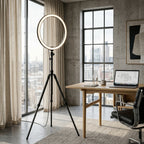 The Studio Pro Continuous LED Ring Light with Precision Architectural Tripod