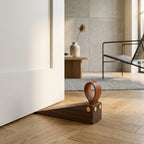 The Nordic Solid Oak Architectural Door Wedge - Dark American Walnut
