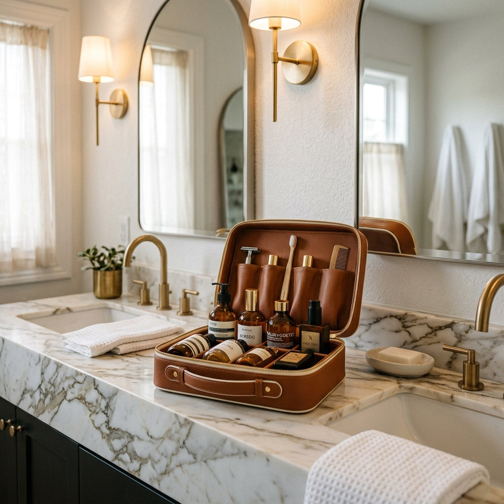 Brickell Key Travertine Ensuite